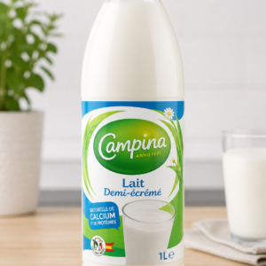 Lait demi-écrémé Campina 1L