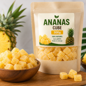 Ananas séché en cubes 300g